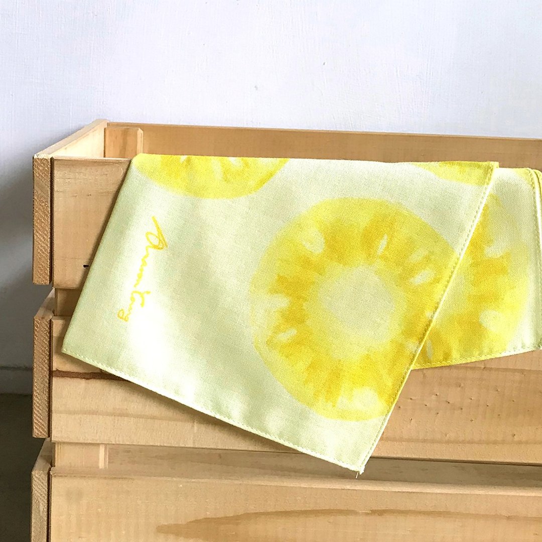 凤梨多 Pineapples - 布巾/方巾 - 手帕/方巾 - 棉 