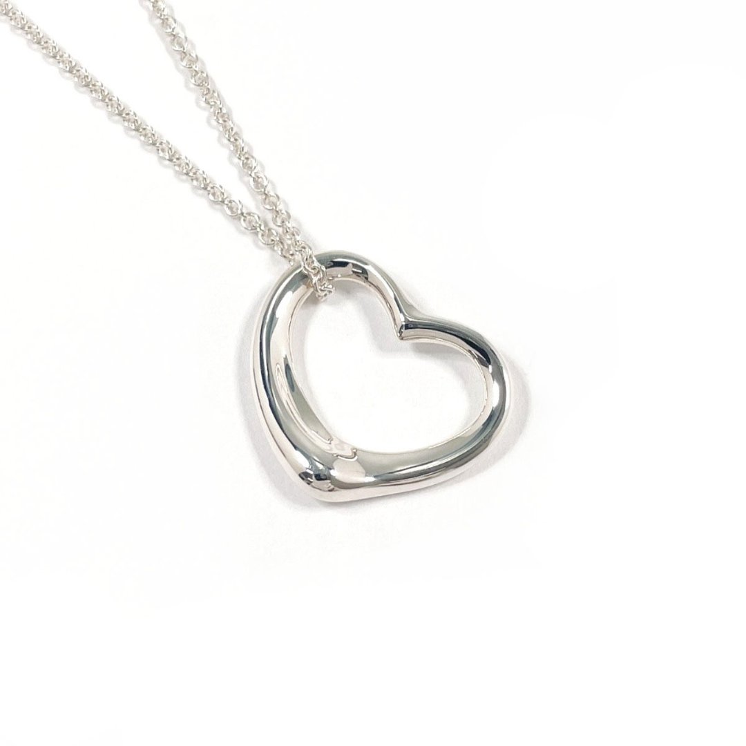 【日本直送 二手美品】蒂芬妮 TIFFANY&Co. 项链 经典心形 Elsa Peretti 纯银 925 经抛光处理 - 项链 - 纯银 银色