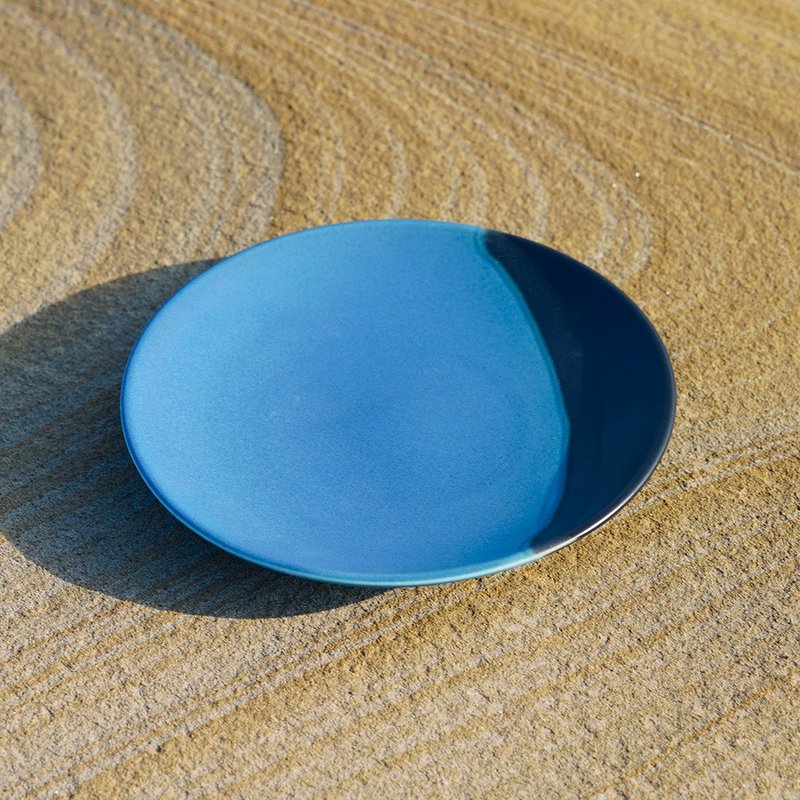 为蓝系列 - 8寸平盘 - 盘子/餐盘/盘架 - 瓷 
