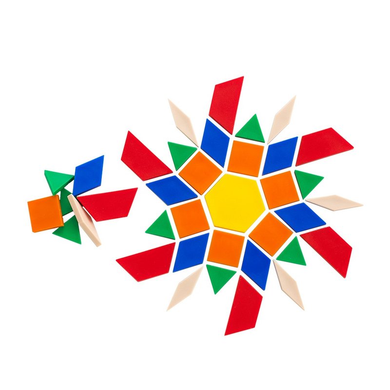 六形六色板-绿材质 (22052C) 生日礼物 新年礼物 益智玩具 - 玩具/玩偶 - 塑料 