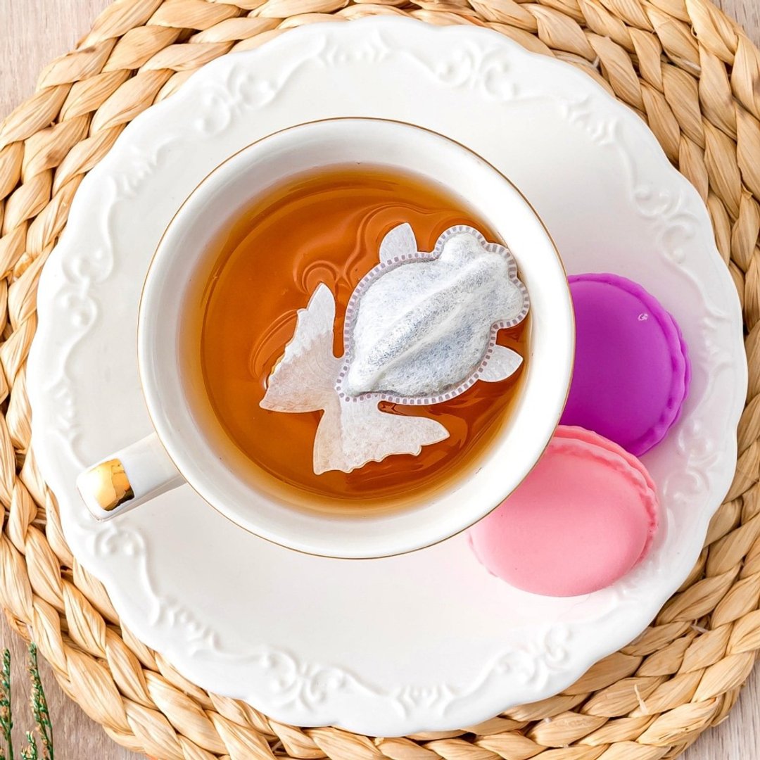 【金鱼茶包】单包独立铝箔袋 (1个/包) 台湾茶 乌龙茶 红茶 礼品 - 茶 - 植物．花 