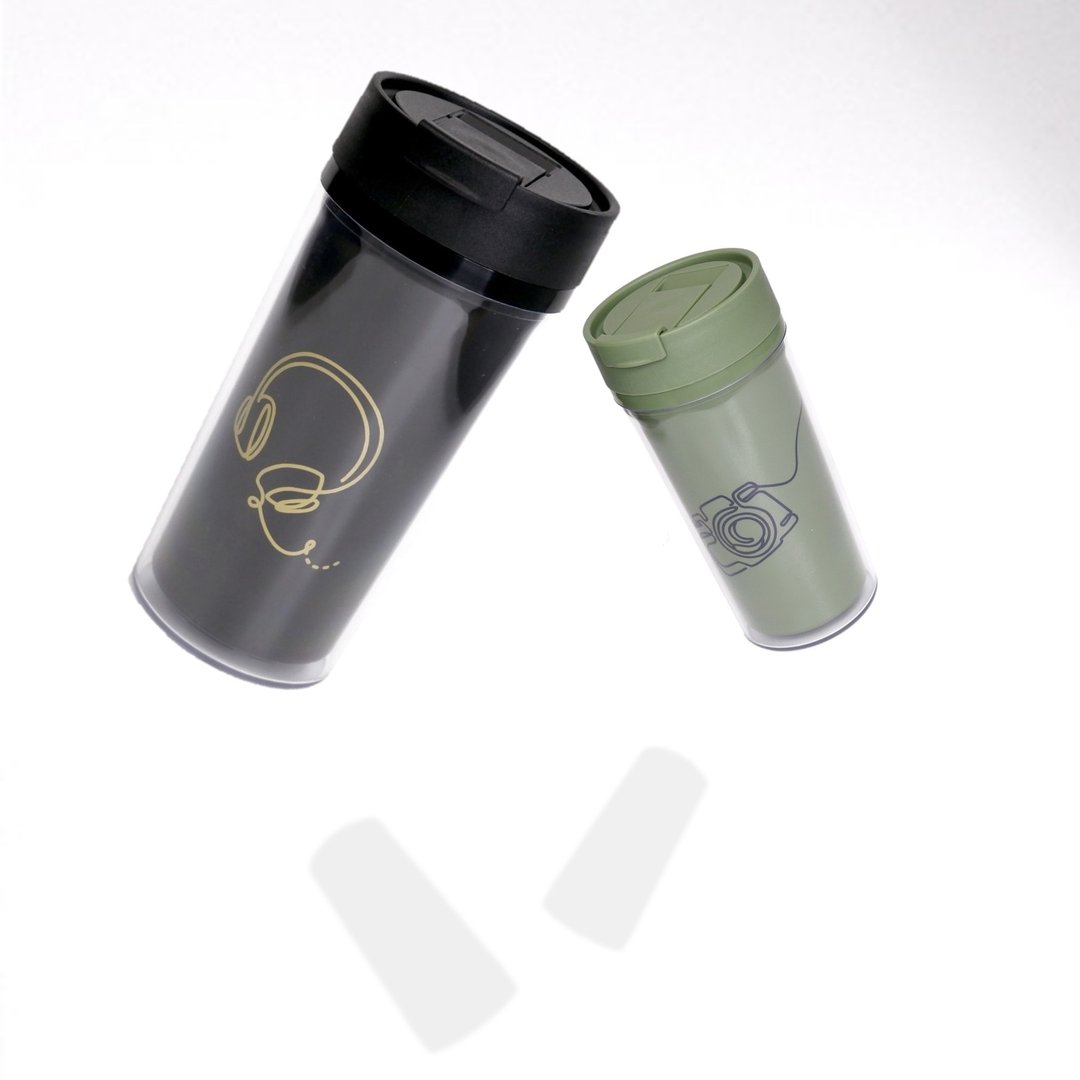 红A随行双层杯 (500ml) - 保温瓶/保温杯 - 塑料 绿色