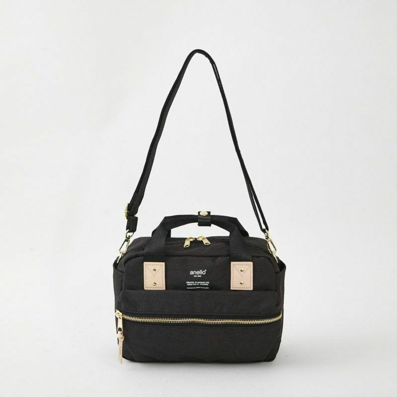 anello ATELIER 可拆带轻巧两用手挽/侧背袋 ATC3167Z - 黑色 - 侧背包/斜挎包 - 聚酯纤维 黑色