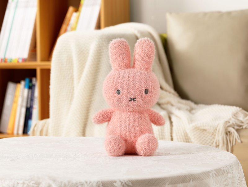 VIPO X Miffy 毛绒公仔 25cm (粉红色) - 玩偶/公仔 - 棉 咖啡色