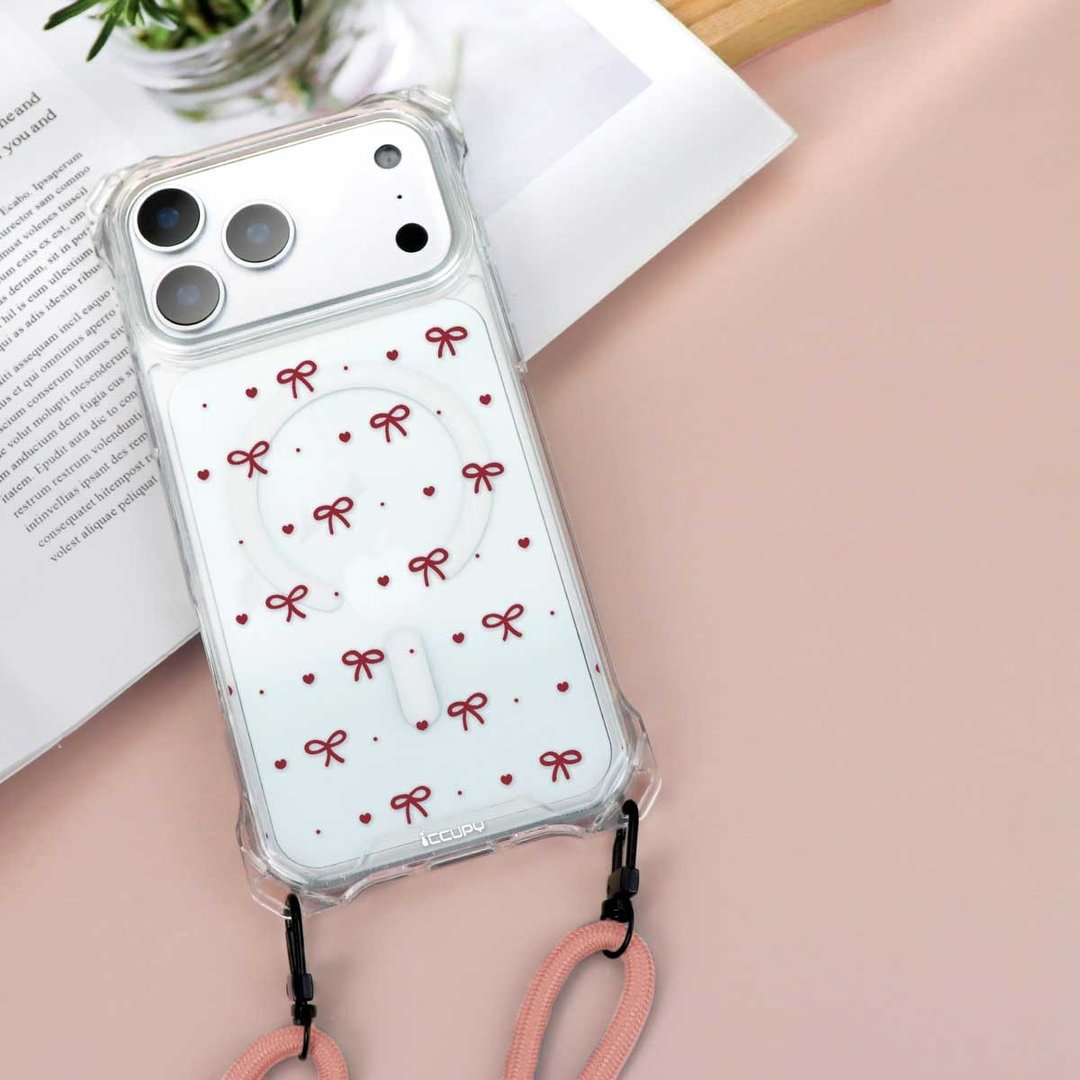 【时尚潮流】手机防摔壳 附挂绳 for iPhone&Samsung 磁吸壳 - 手机壳/手机套 - 塑料 