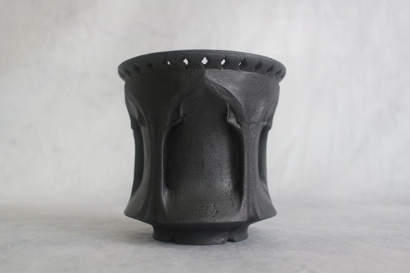 Basilica I 圣殿系列盆器 M - 花瓶/陶器 - 水泥 