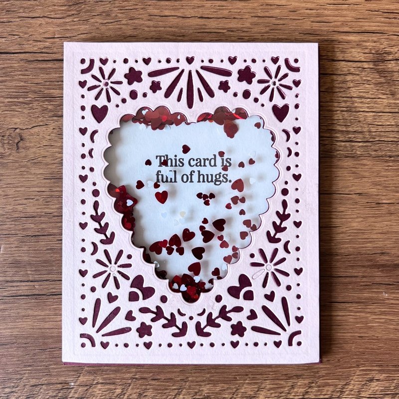 This card is full of hugs 摇摇卡 多用途卡 - 卡片/明信片 - 纸 粉红色