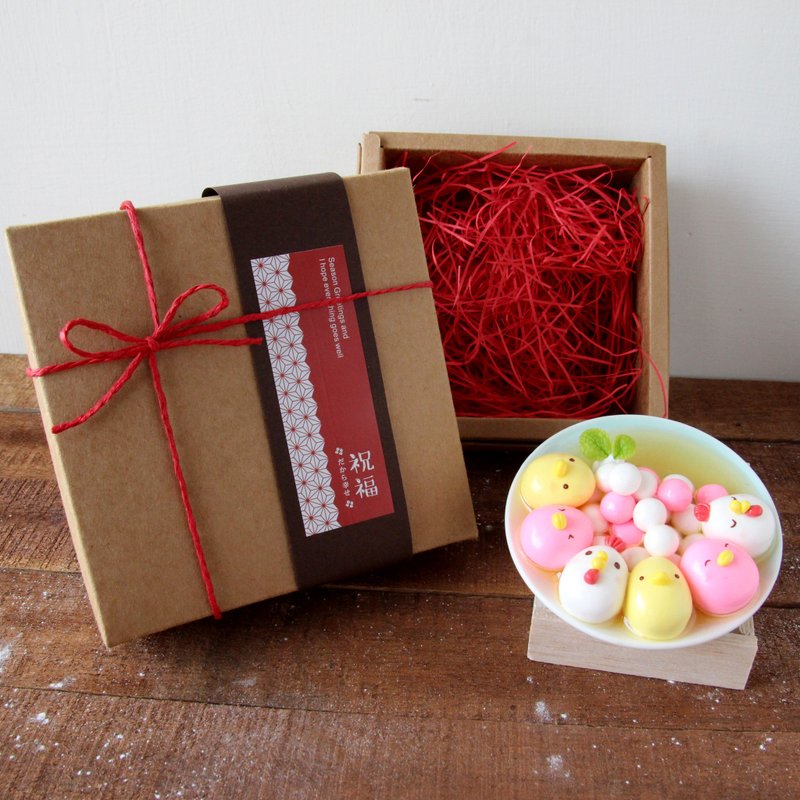 家有囍事-起鸡(家) 仿真甜汤圆摆饰/结婚礼物 - 摆饰 - 粘土 多色