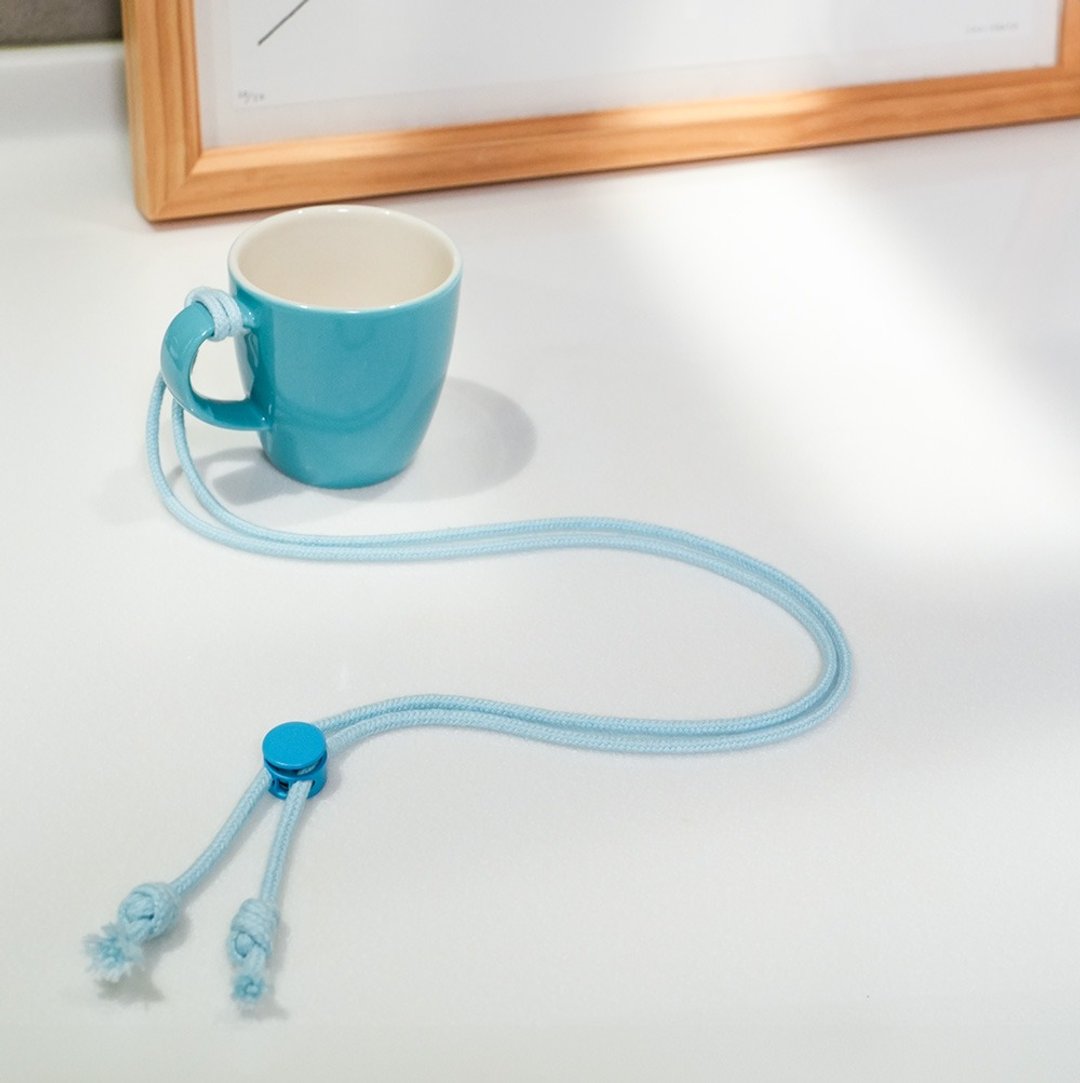 FORLIFE随行品茗挂杯-浓缩咖啡杯附挂绳-湖水蓝 - 其他杯子 - 陶 蓝色