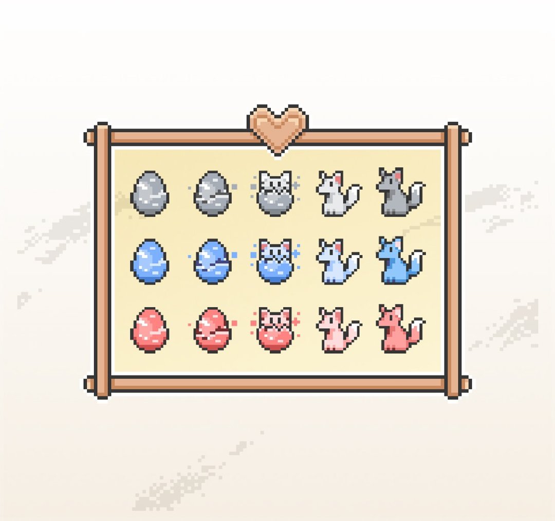 Twitch小奇点及订阅者徽章/忠诚徽章套图/像素风/狐狸蛋 - Logo 设计/图案设计 - 其他材质 