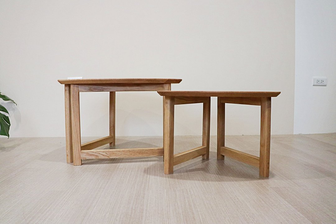 匹克茶几-大小高低两件茶几| coffee table |茶几|边桌|小桌 - 其他家具 - 木头 