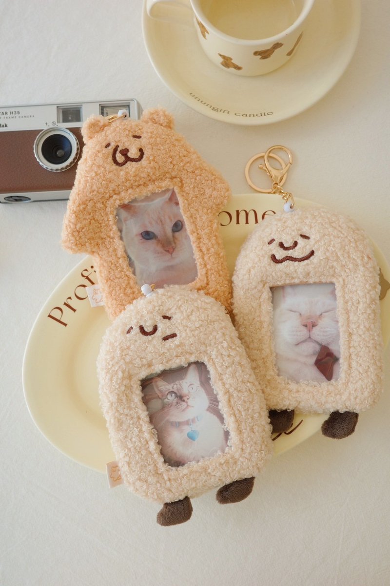 咻熊家 毛绒绒伸缩票卡包 三款可选 - 证件套/卡套 - 聚酯纤维 