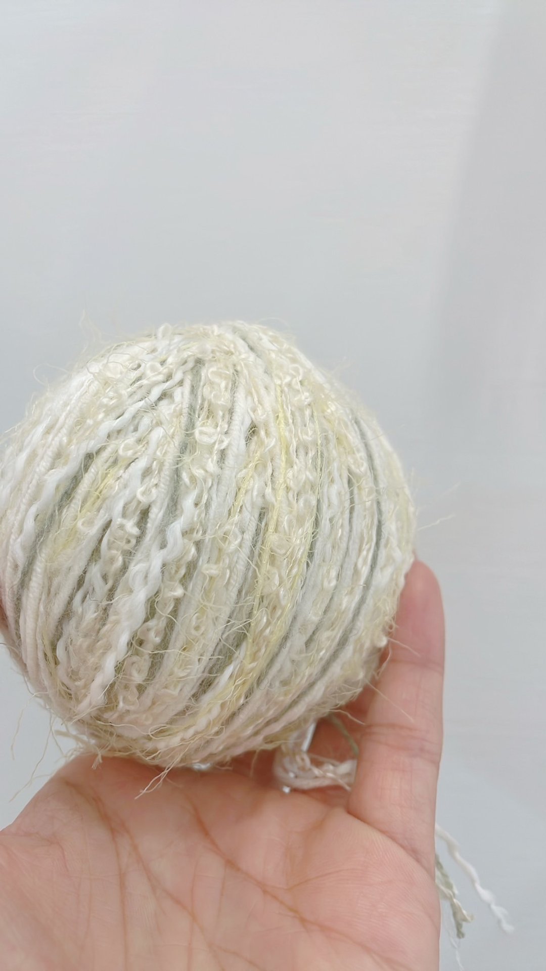 Zhi07-柠檬 100g 【自混线/手染混线/特殊线/棉线/DIY/编织 - 编织/刺绣/羊毛毡/裁缝 - 棉 