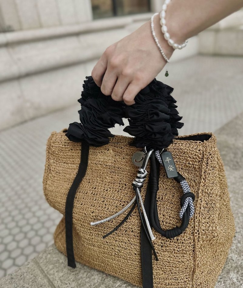 【MISIA】3in1 phone/key/bag charm 三合一手工编织绳索开运挂件 - 吊饰 - 真皮 