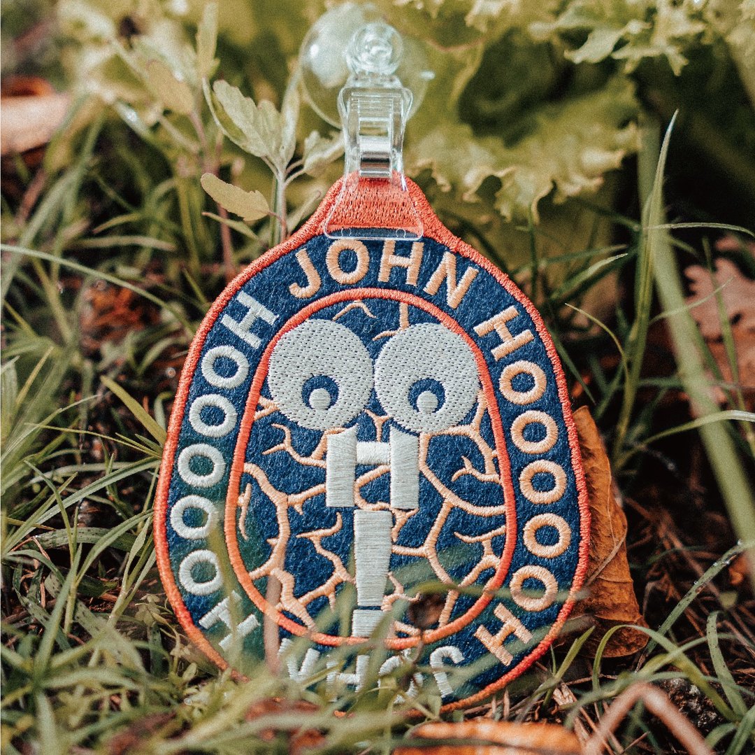 ooh!JOHN定制汽车临停车牌-红色款 - 其他 - 绣线 红色