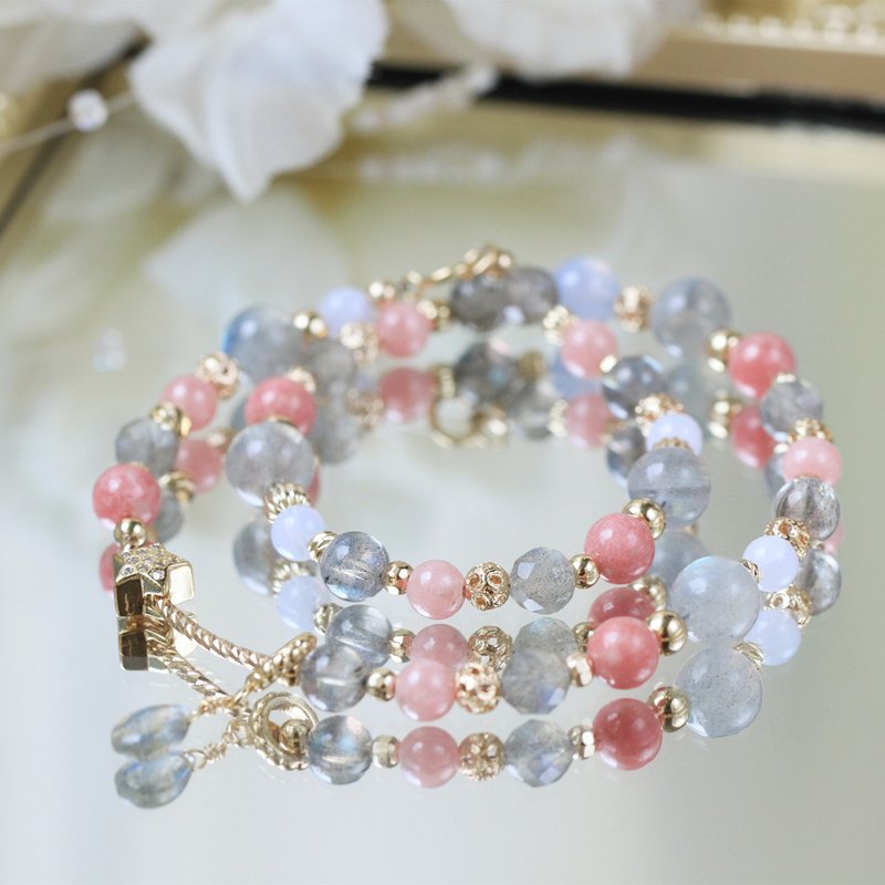 生命灵数 水晶手链 定制化设计 礼物 生日礼物 情人礼物 圣诞礼盒 - 手链/手环 - 水晶 多色