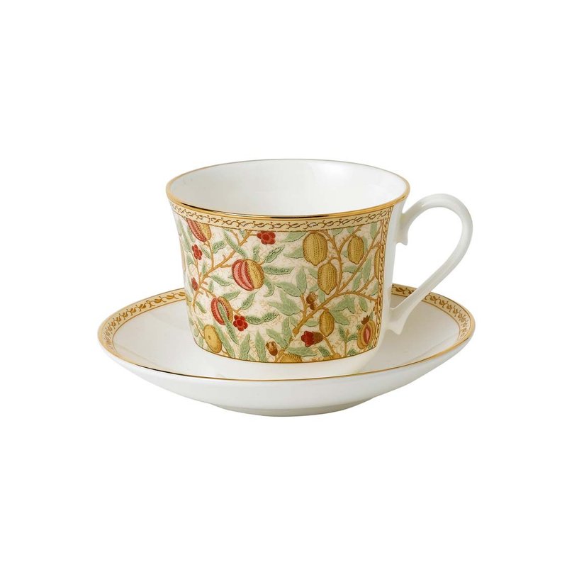 英国 RK | 经典Classic Collection 450ml金边骨瓷早餐杯盘组石榴 - 其他杯子 - 瓷 多色