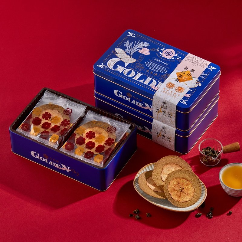 【爱不啰嗦】久久津红乌龙苹果米饼礼盒 - 零食/点心 - 新鲜食材 