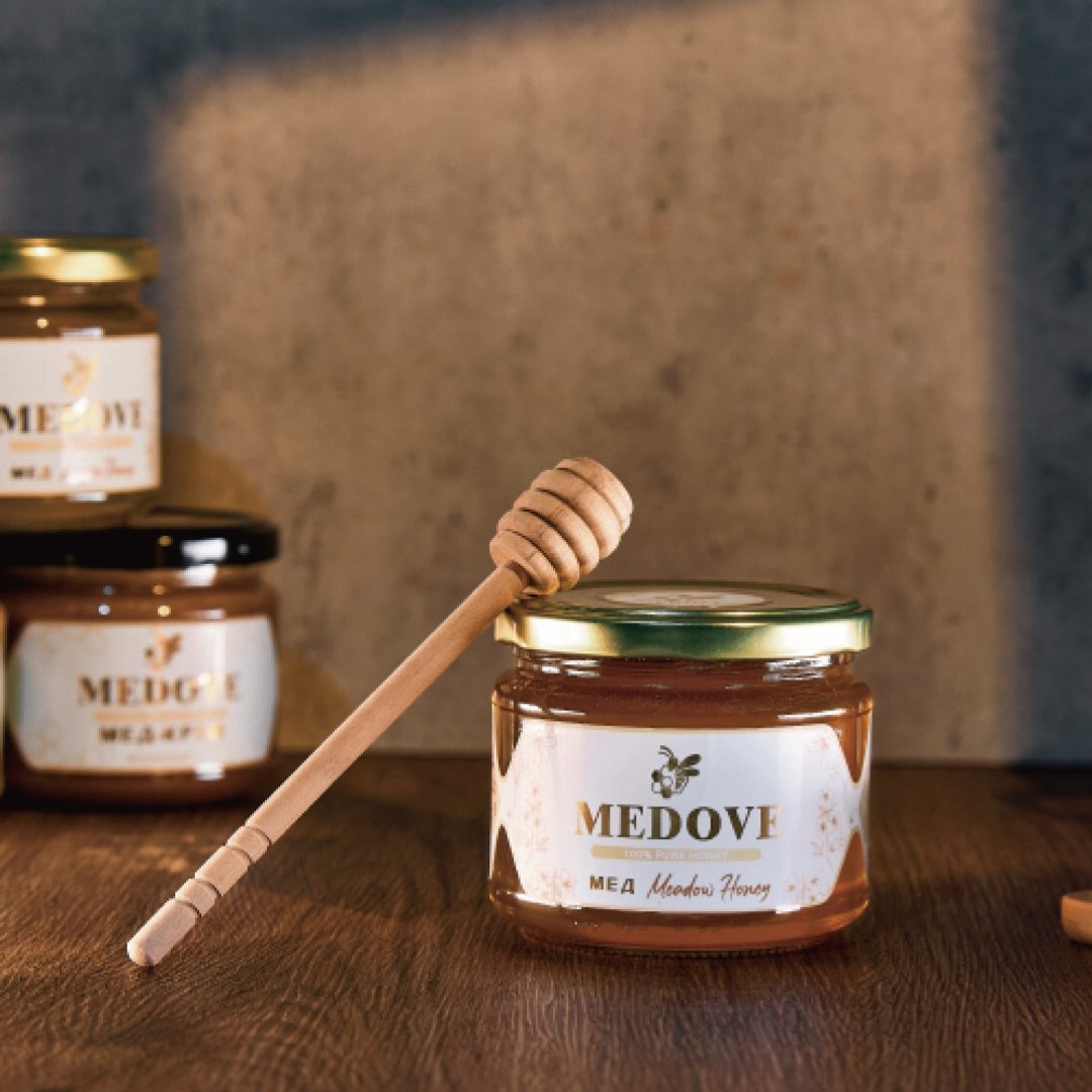 Medove 田园野花蜂蜜 (400G/罐) (乌克兰进口天然蜂蜜) - 蜂蜜/黑糖 - 新鲜食材 
