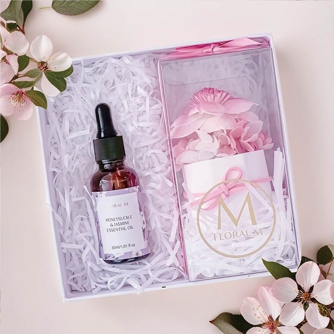 加州落日花园香氛花礼盒 (含 30ml 香氛油) - 摆饰 - 植物．花 多色