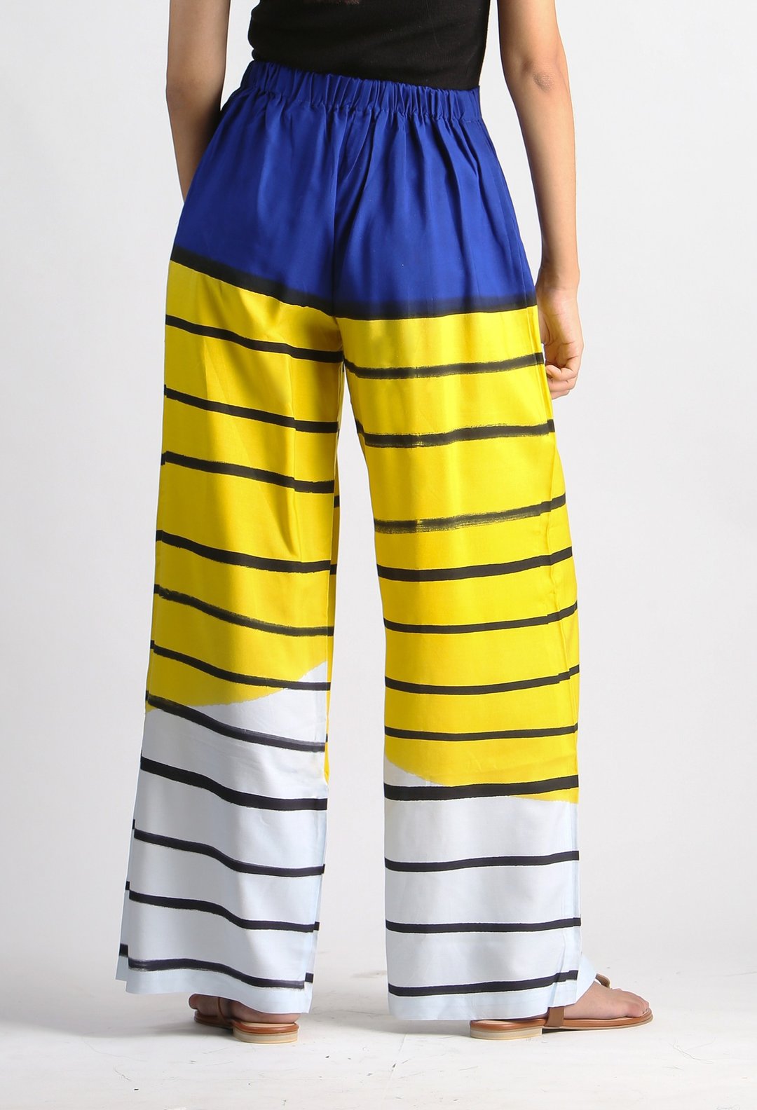 Long Pant Cotton Rayon Hand Paint Free Size For Summer Beach - 女装长裤 - 棉 多色