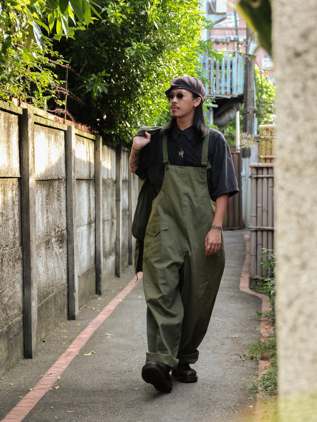 Tsubasa.Y│USN Deck Overalls Pants 001 44腰 vintage 吊带军裤 - 背带裤/连体裤 - 防水材质 