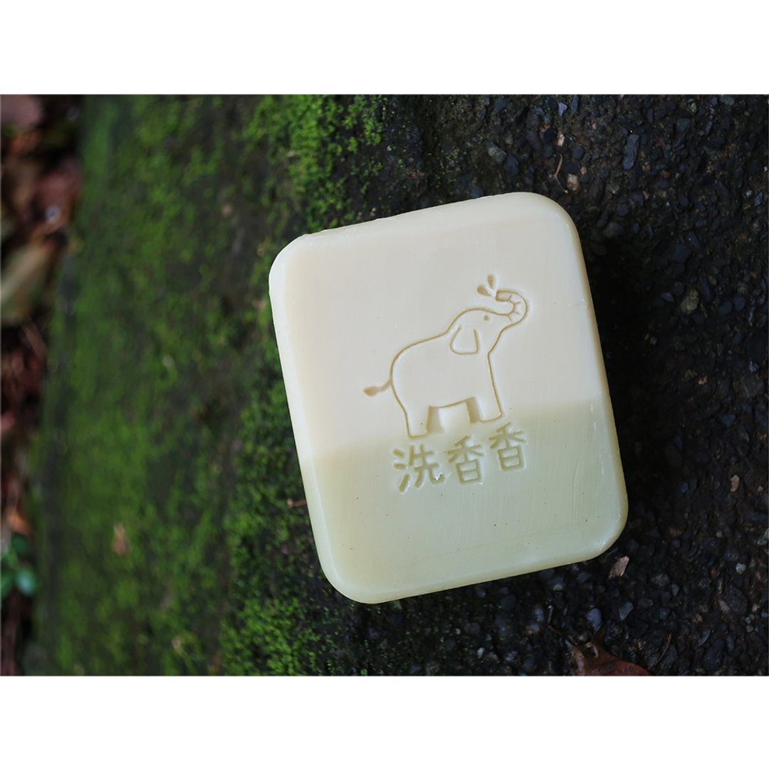 【皂章A108】大象爱洗澡 洗香香皂章 压克力 手工皂章 - 蜡烛/香氛/手工皂 - 压克力 
