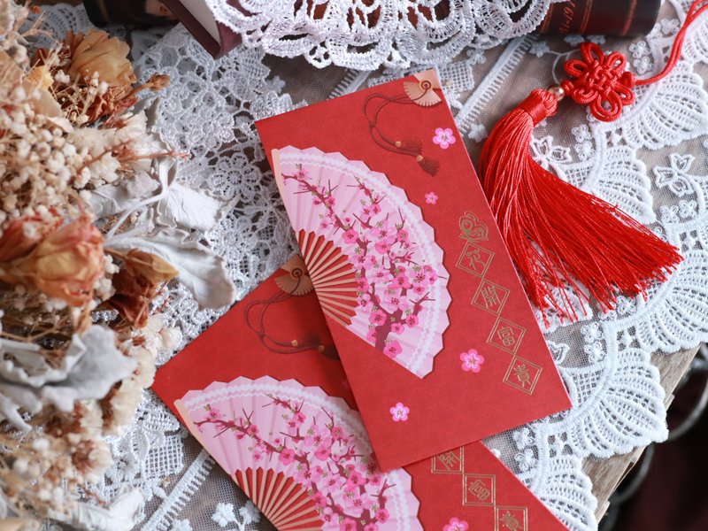 花开富贵丨创意利是封丨利是廊 - 红包/春联 - 纸 红色