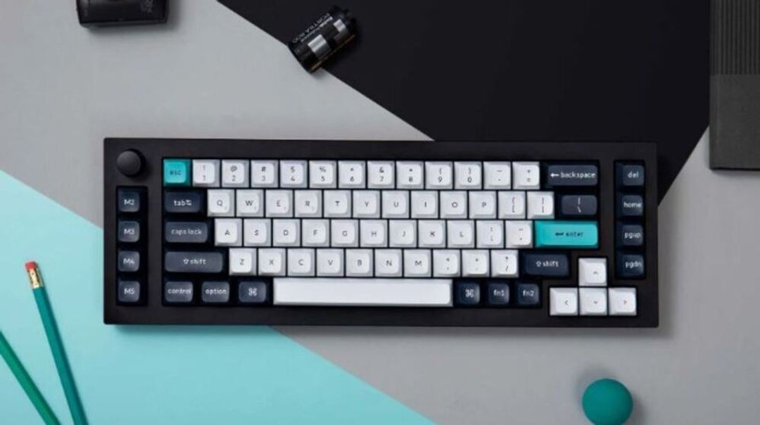 Keychron Q65 Max QMK/VIA 无线定制化机械式键盘 (香蕉轴) - 电脑配件 - 铝合金 