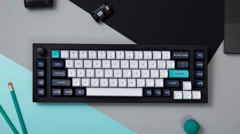 Keychron Q65 Max QMK/VIA 无线定制化机械式键盘 (香蕉轴) - 电脑配件 - 铝合金 