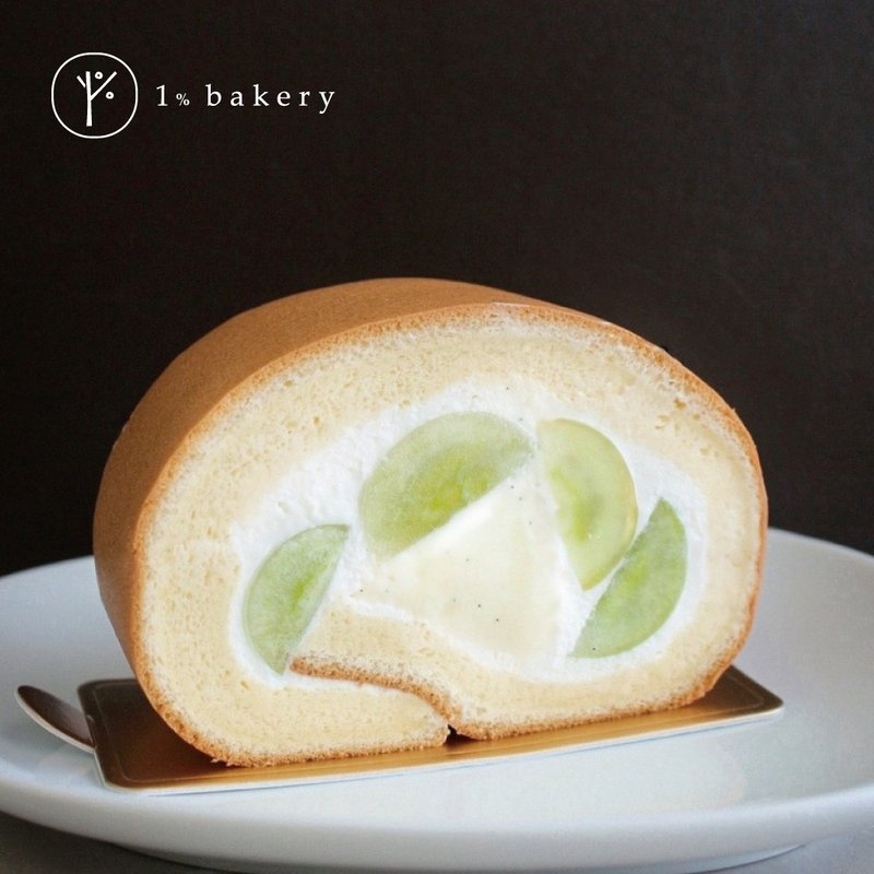 【1%bakery季节限定】绿葡萄奶酪生乳卷 - 蛋糕/甜点 - 新鲜食材 绿色