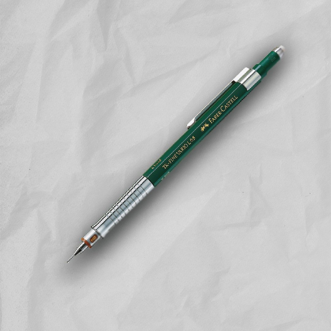 Faber-Castell 高级0.5mm制图自动铅笔(原厂正货) - 铅笔/自动铅笔 - 其他材质 绿色