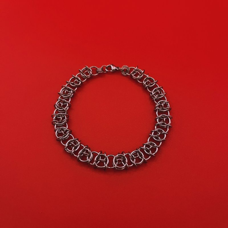 MrR手作不锈钢圈手链 - 手链/手环 - 不锈钢 银色