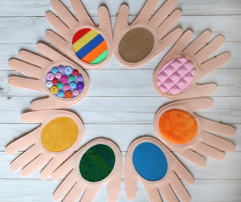 Tactile Sensory Cards Pack, Montessori Sensory Blanket, Homeschool Montessori - 玩具/玩偶 - 其他材质 多色