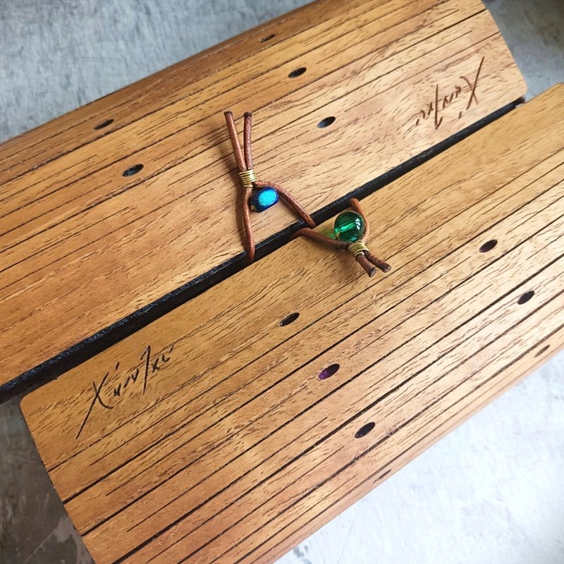 茉乐情人手盒组/眼镜盒/铅笔盒/柚木/永恒自然风/小物收纳 - 铅笔盒/笔袋 - 木头 多色