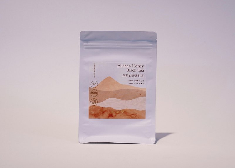 【环保袋装】阿里山蜜香红茶15入 | 手采原叶 | 三角茶包 - 茶 - 新鲜食材 多色