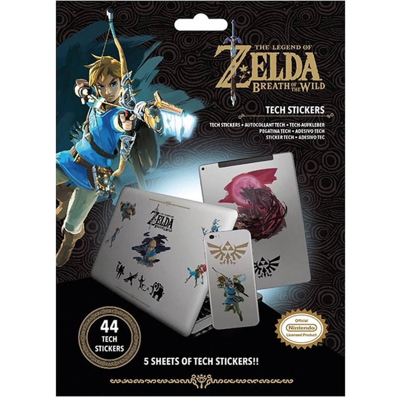 【任天堂】萨尔达传说 旷野之息英国进口贴纸组 - 贴纸 - 其他材质 多色