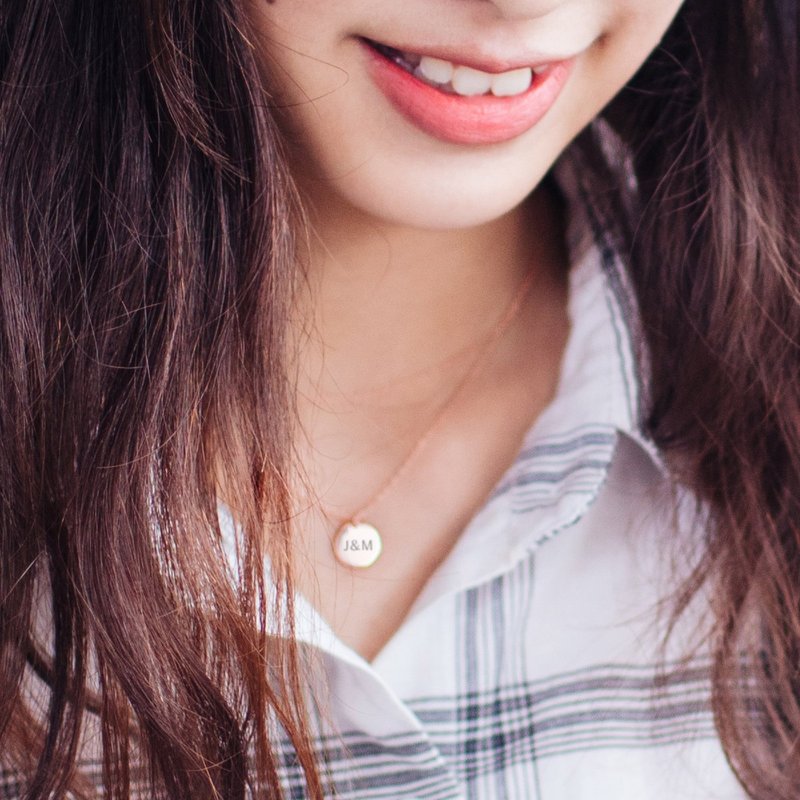 纯真原点细致 925纯银 项链 - 项链 - 纯银 银色