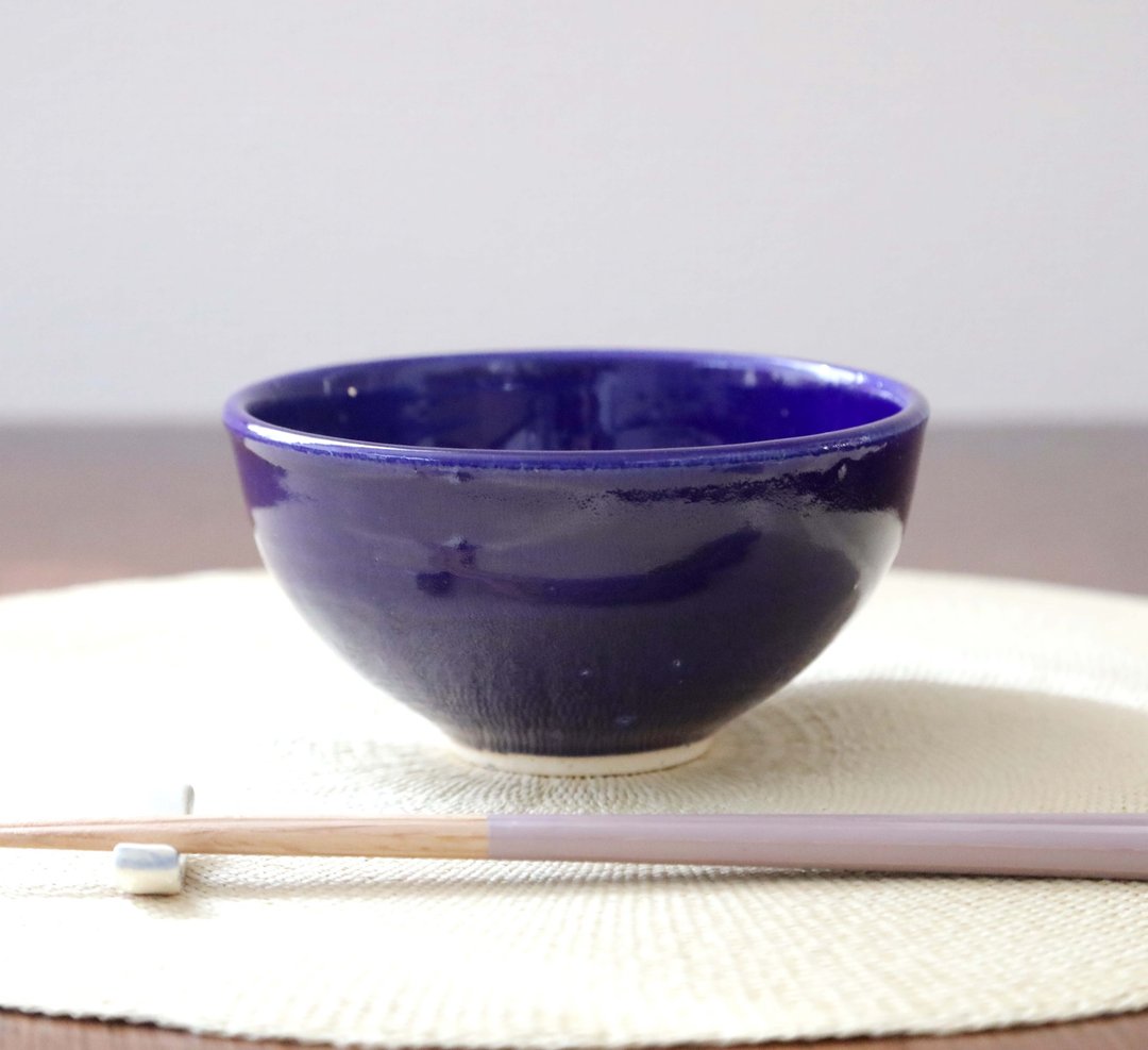 特价 / 青金石玻璃釉饭碗 可当小碗使用 - 碗 - 陶 蓝色