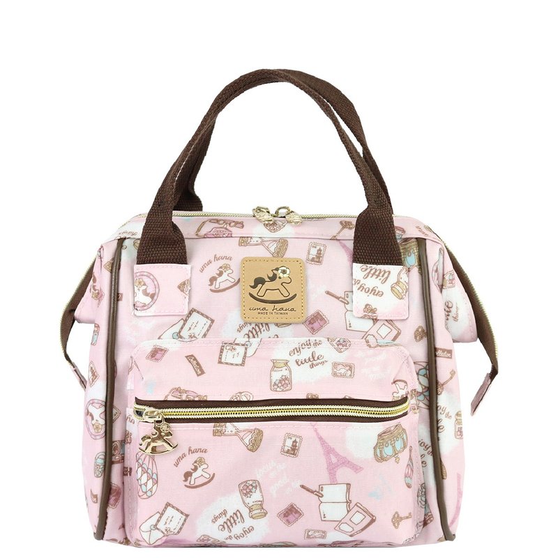 【花马小物-小开口三用包】台湾制造斜背/后背/手提防水开口包 - 后背包/双肩包 - 防水材质 