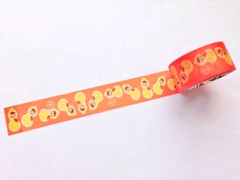 抠鼻花生友纸胶带 - 纸胶带 - 纸 