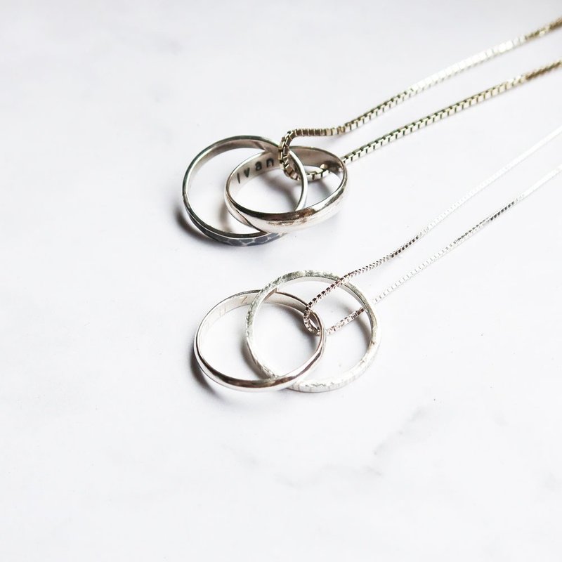 DIY手工银饰教学卷 | 【情人对链】相依相扣 | 大员囡仔 - 金工/饰品 - 纯银 