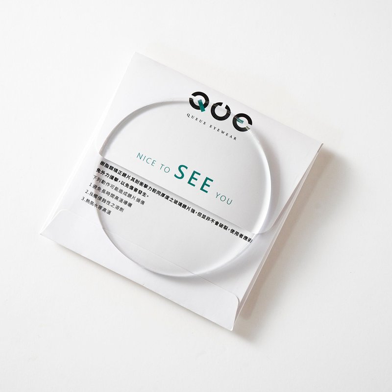 【独家】Queue Eyewear │ 1.61巧薄－UV420抗蓝光镜片 - 眼镜/眼镜框 - 树脂 透明