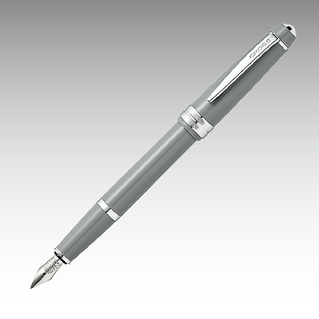CROSS Bailey Light贝礼轻盈系列亮灰钢笔/X尖  (原厂正货) - 钢笔 - 树脂 灰色