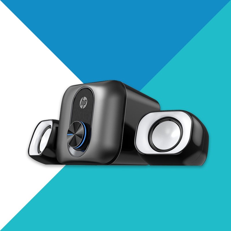 HP 惠普 DHS-2111S 2.1声道电脑迷你小音箱 音响 喇叭 扬声器 - 扩音器/喇叭 - 其他材质 