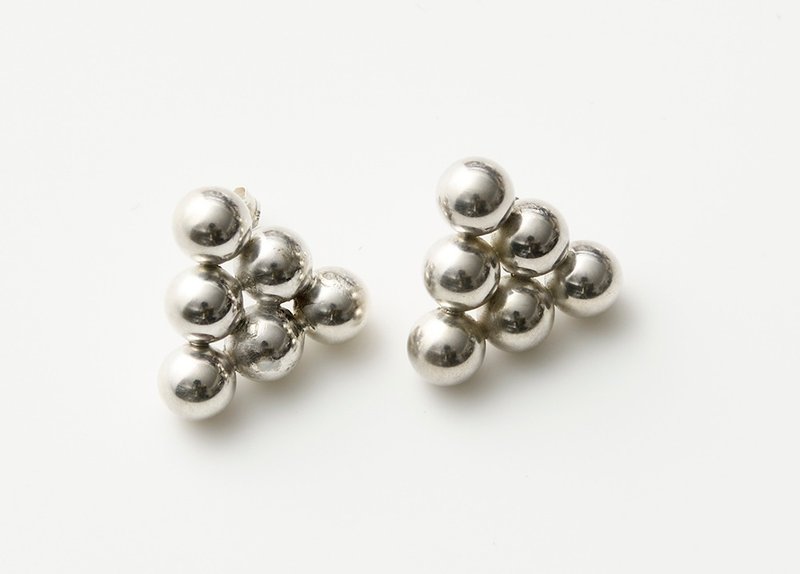 CP187 - 耳环/耳夹 - 其他金属 银色