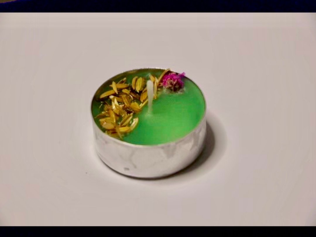 【精灵领养计划】精灵00006 许愿茶灯蜡烛 | Ms.Beasty 怪物小姐 - 蜡烛/烛台 - 蜡 绿色
