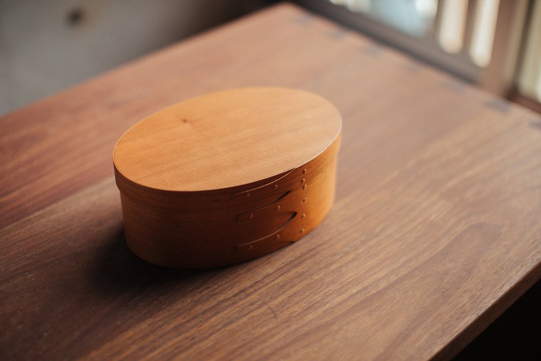SHAKER BOX- 夏克小椭圆盒 - 摆饰 - 木头 咖啡色