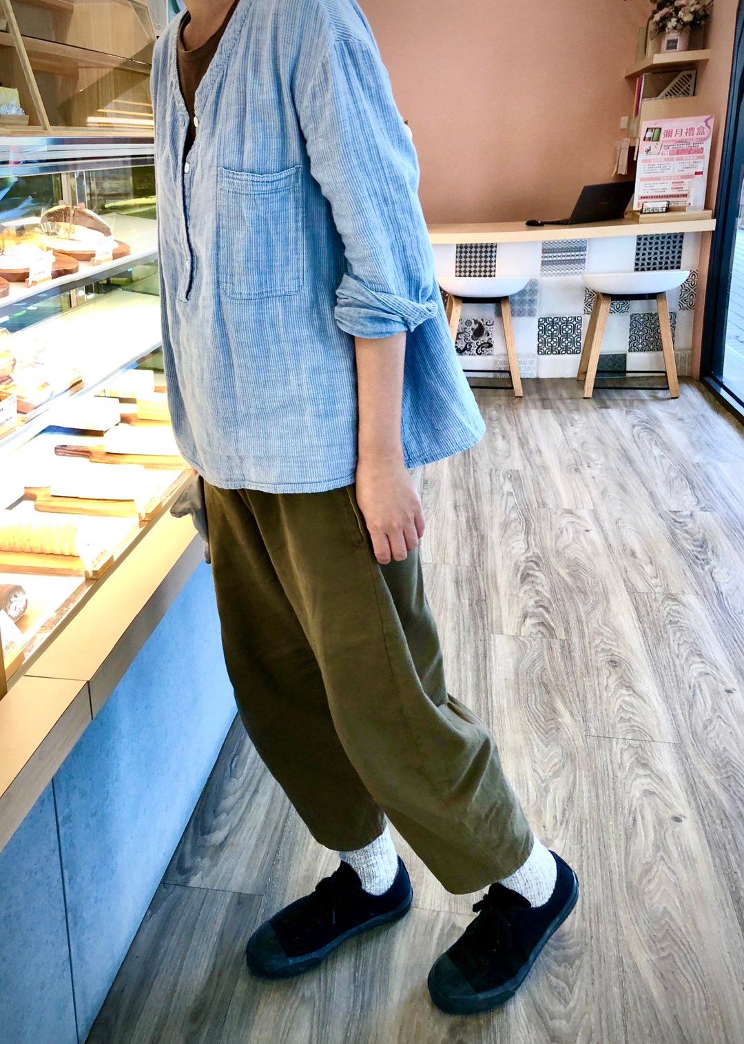 全棉绒小管裤 - 女装长裤 - 棉．麻 多色