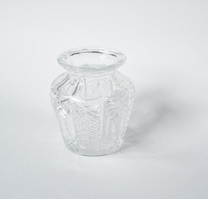 早期德国旧货 玻璃小容器 花器D - 摆饰 - 玻璃 白色